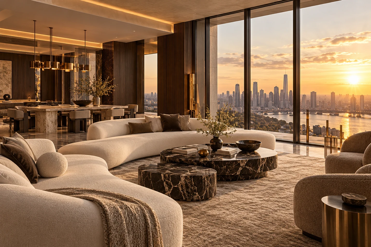 A bespoke interior with premium natural materials